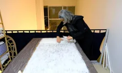 Doğu Anadolu Bölgesi’nin ilk kadın keçe sanatçısı Van’da!
