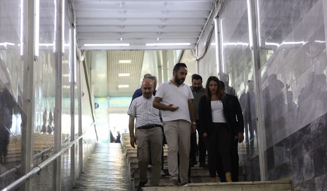 İpekyolu Belediyesi'nden Yeraltı Çarşısı esnafına ziyaret