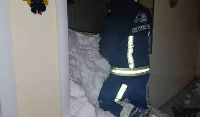 Van'da çığ meydana geldi!