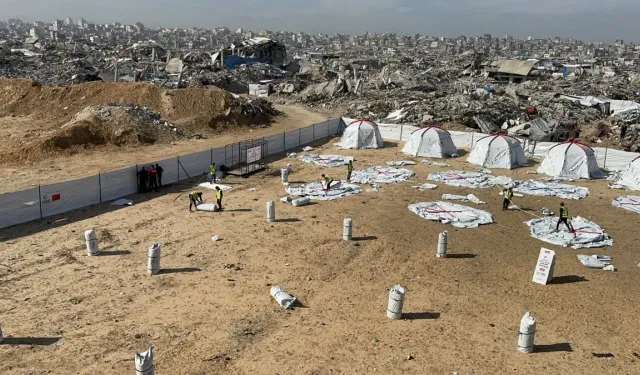 Hayrat Yardım’dan Gazze’de 300 kişilik çadır kent