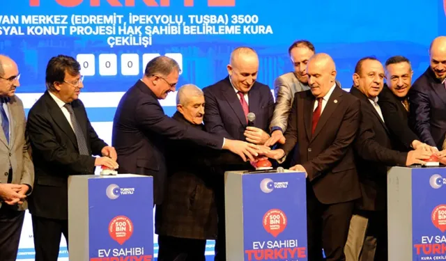 Van TOKİ kura sonuçları belli oldu: 6 bin 803 konutun hak sahipleri belirlendi