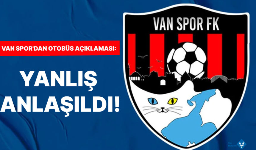 Van Spor’dan otobüs açıklaması