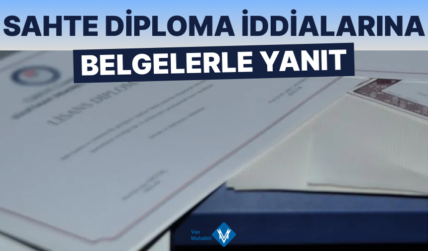 DMM sahte diploma iddialarına belgeleriyle cevap verdi